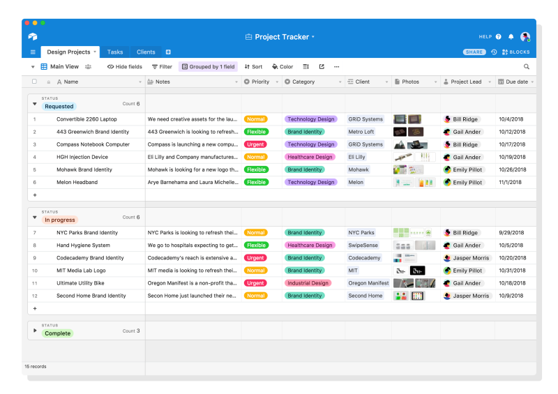 airtable screenshot