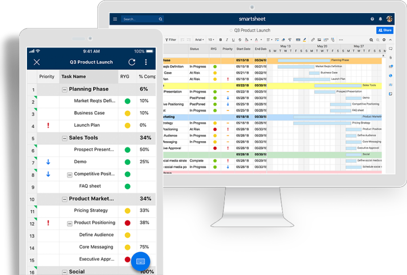 Smartsheet - Slope screenshot