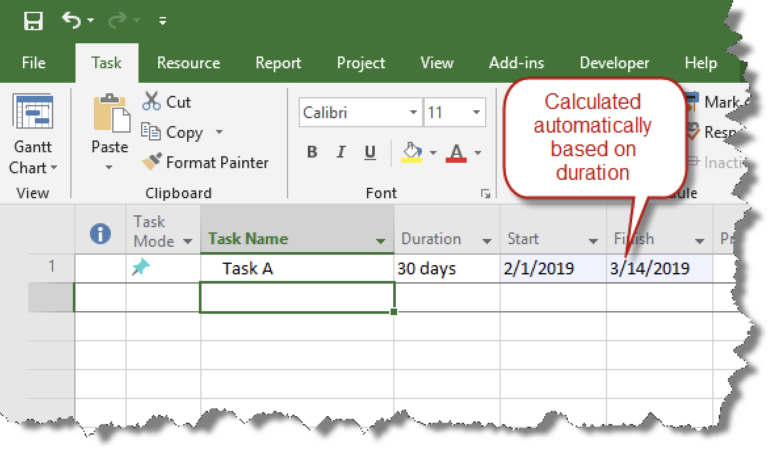 How to adjust task duration.