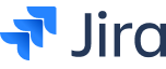 The logo of Jira.