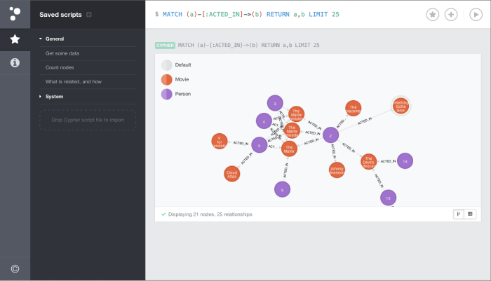 noSQL screenshot