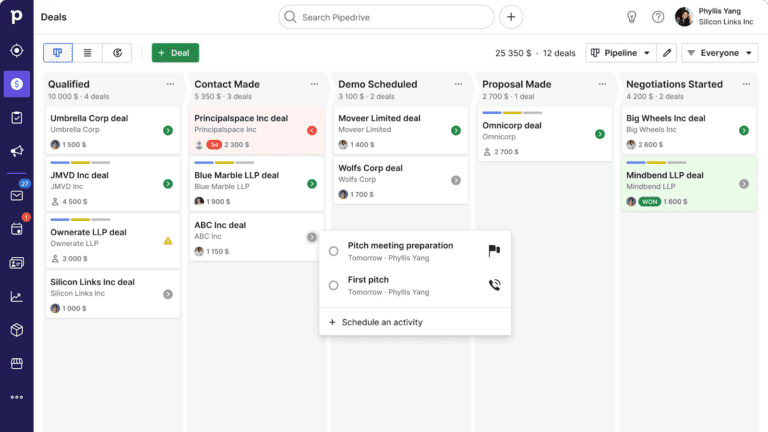 pipedrive crm