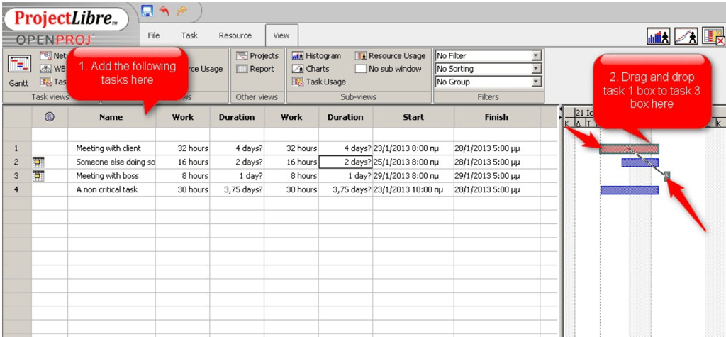 ProjectLibre Tutorial Part 1: Creating and Setting Up Your First Project