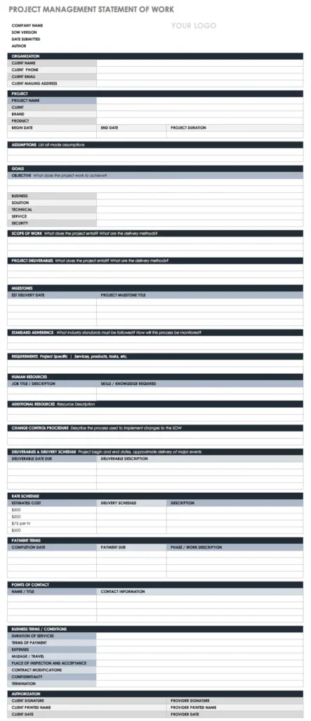 What Is a Statement of Work (SOW) in Project Management?