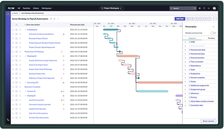 Spm Module Snow ServiceNow Strategic Portfolio Management (SPM)
