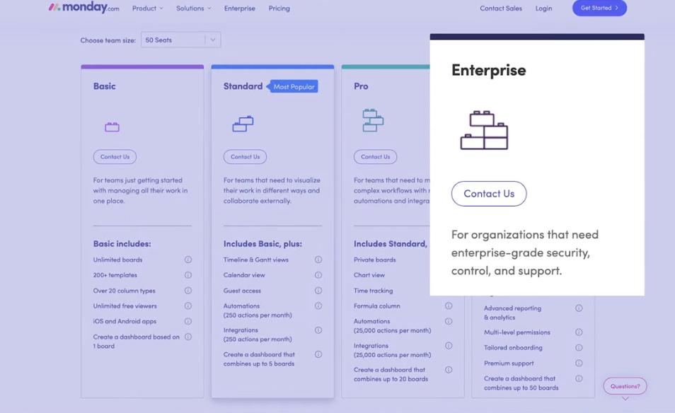 Confirm your access for the monday/Salesforce integration.