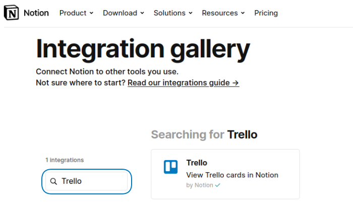 Integrating Trello