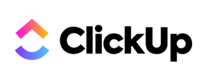 clickup logo.