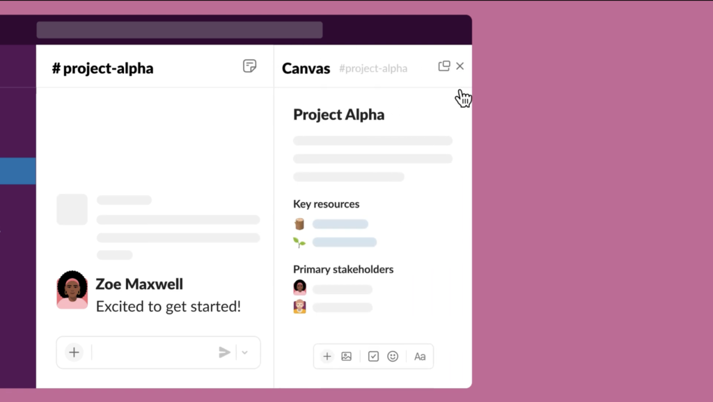 Slack introduces a new note-taking feature in Canvas.