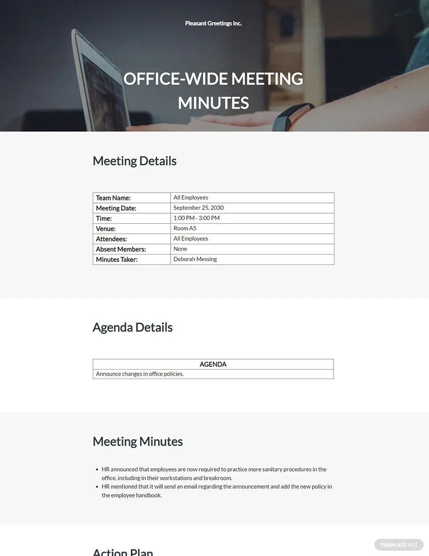 How To Effectively Take Meeting Minutes (+example & Templates)