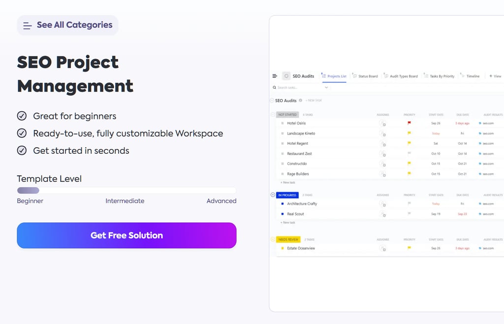 7 Must-Have SEO Project Management Templates to Launch Your Campaigns Right and Keep Them on Track