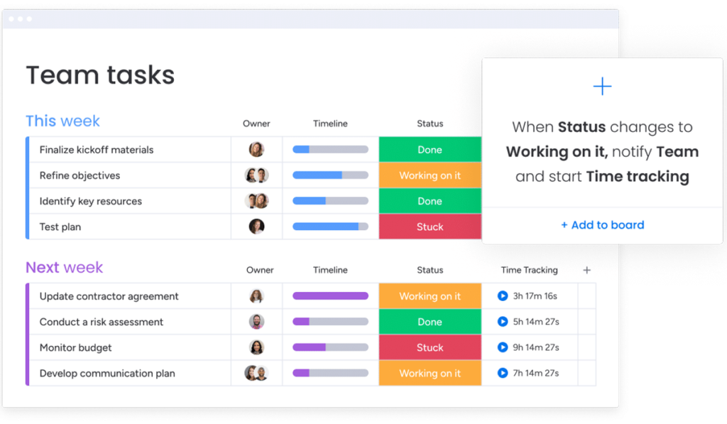 Automations make repeating workflows less time consuming.
