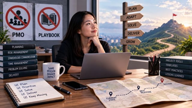 No PMO, No Playbook: How to Find Your Way as a Solo Project Manager